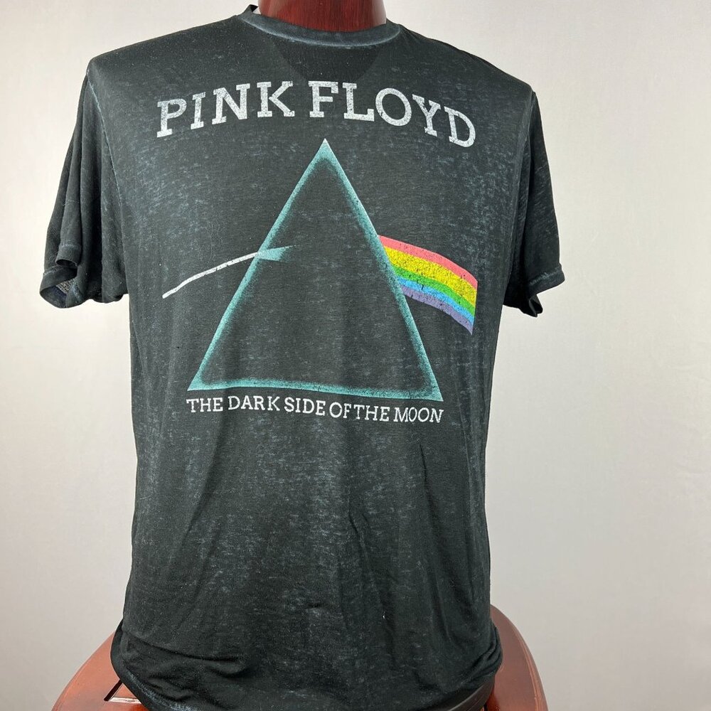 Pink Floyd Dark Side Of The Moon Lightweight Burnout Material XL T-Shirt Shirt